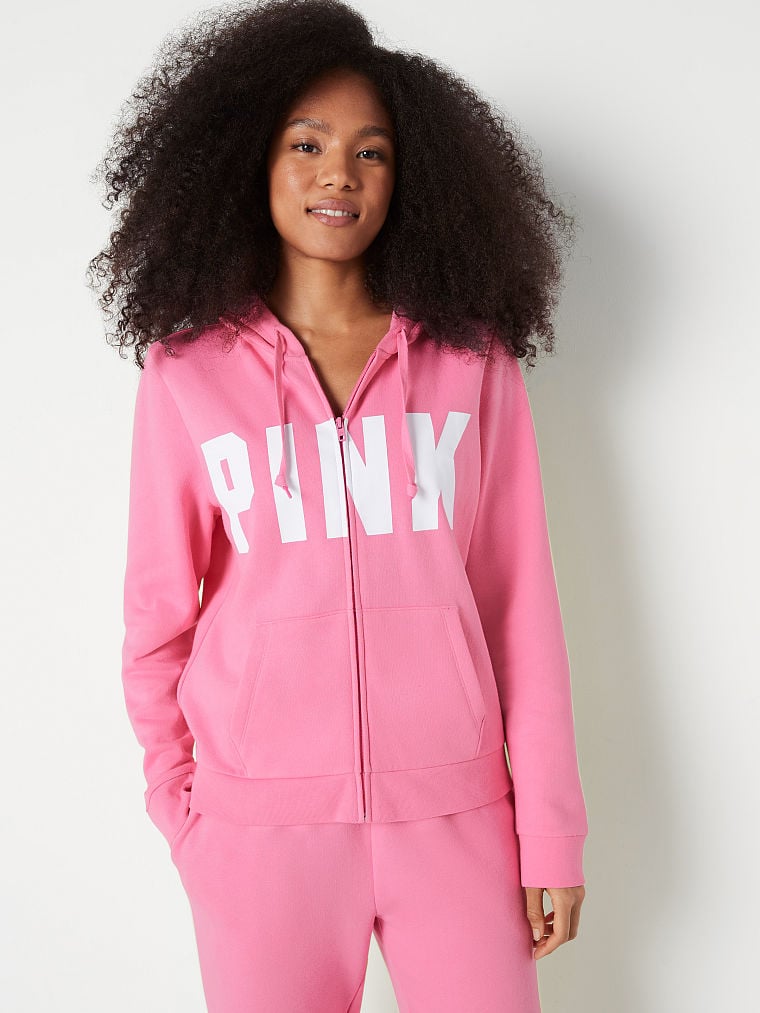 Hoodie-Polar-Zip-Up-Everyda-Pink-11157155-5NSA
