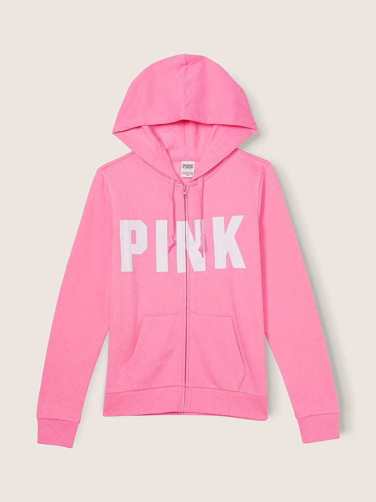 Hoodie-Polar-Zip-Up-Everyda-Pink-11157155-5NSA