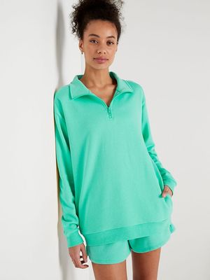 Sudadera Medio Cierre Everyday Lounge Campus