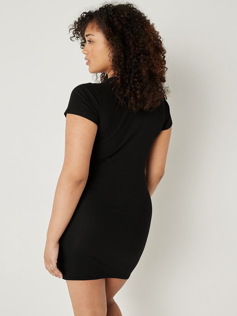 Mini-Vestido-Ajustado-de-Manga-Corta-Pink-11222437-3XZR