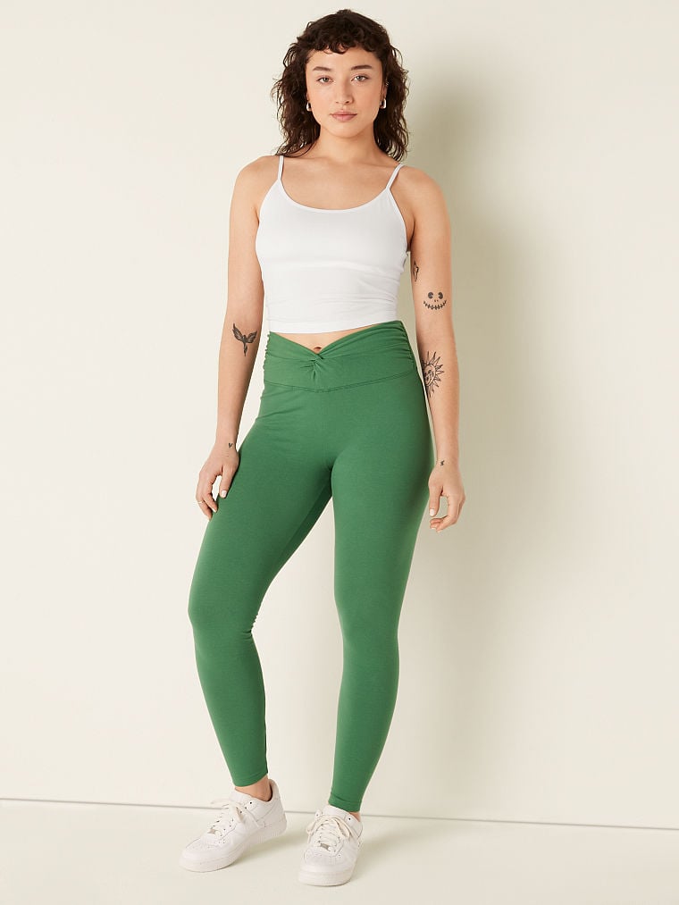 Leggings-de-Algodon-con-Cintura-Fruncida-Pink-11218844-5QNW