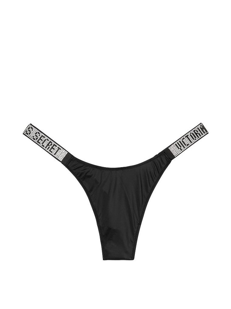 Panty Tanga con Brillo Bombshell Shine Strap Victoria s Secret