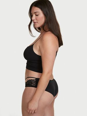 Panty Cheeky con Encaje Cruzado