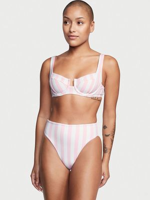 Bikini Bottom de Cobertura Completa con Cintura Alta Mix-and-Match