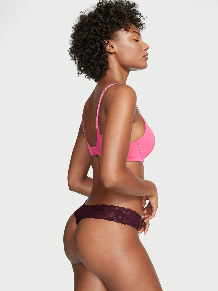 Panty-Tanga-de-Algodon-con-Cintura-de-Encaje-Victorias-Secret-11150611-5LUW