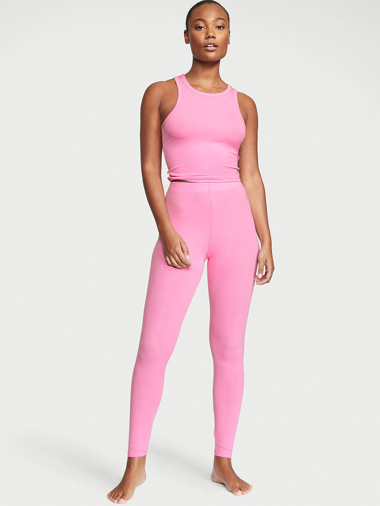 Set-de-Pijama-Leggings-y-Top-Sin-Mangas-Acanalados-Victorias-Secret-11204641-12T1