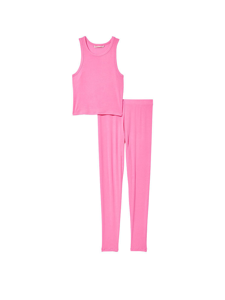 Set-de-Pijama-Leggings-y-Top-Sin-Mangas-Acanalados-Victorias-Secret-11204641-12T1