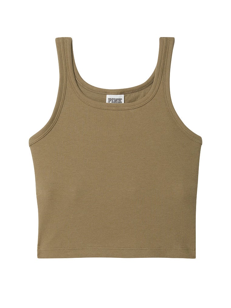 Crop-Top-Sin-Mangas-de-Tela-Acanalada-Victorias-Secret-Pink-11201028-5VHO