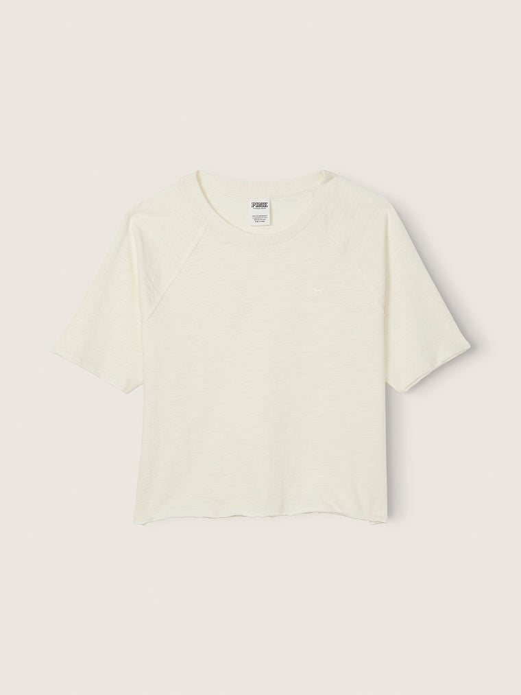 Playera-de-Algodon-con-Manga-Corta-Summer-Lounge--Victorias-Secret-Pink-11219642-5URW