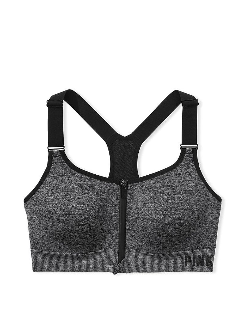 Gray store sports bra