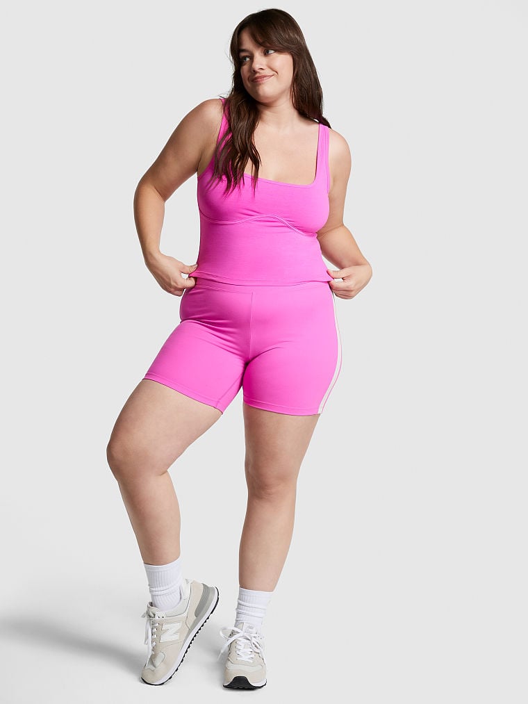 Crop-Top-Sin-Mangas-de-Algodon-Contour-Victorias-Secret-Pink-11222438-60GS