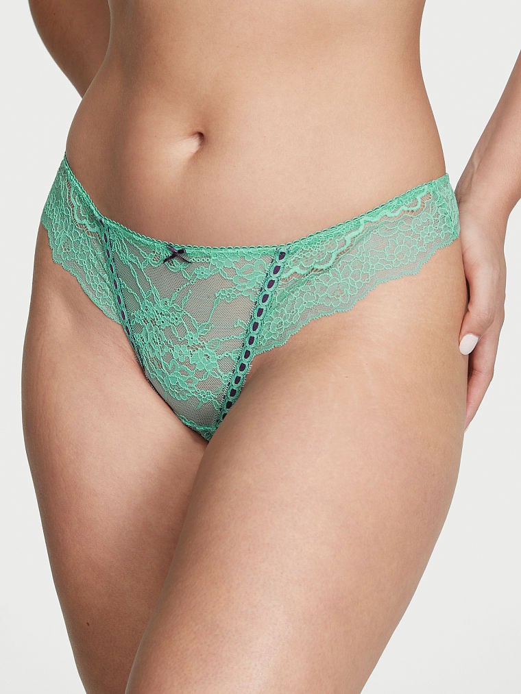 Panty-Tanga-de-Encaje-con-Detalle-de-Cinta-Victorias-Secret-11221934-49K0