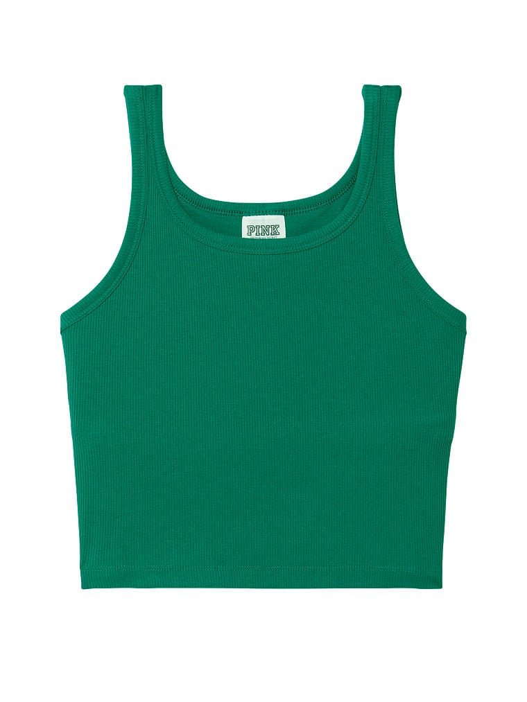Crop-Top-Sin-Mangas-de-Tela-Acanalada-Victorias-Secret-Pink-11201028-5VC8