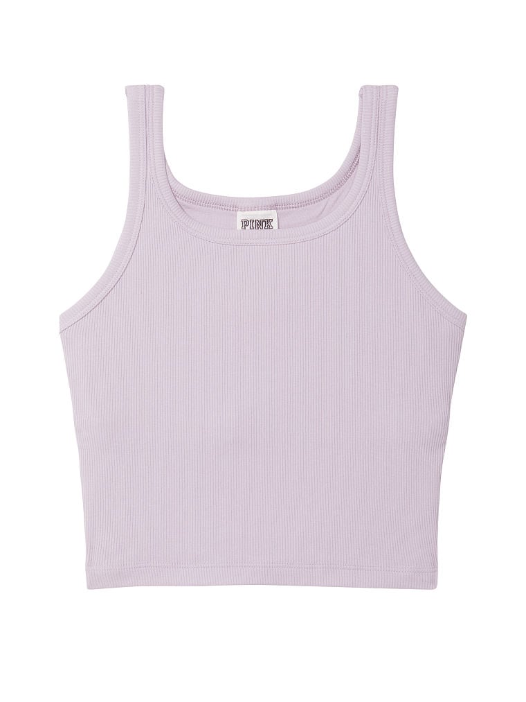 Crop-Top-Sin-Mangas-de-Tela-Acanalada-Victorias-Secret-Pink-11201028-5VHY
