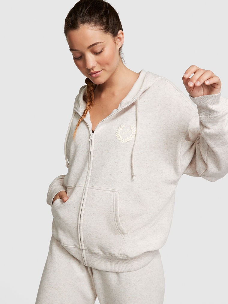 Sudadera Larga Con Capucha Y Cremallera Para Mujer - Forro Polar, Oversize, Bolsillos, Ideal Otoño/invierno