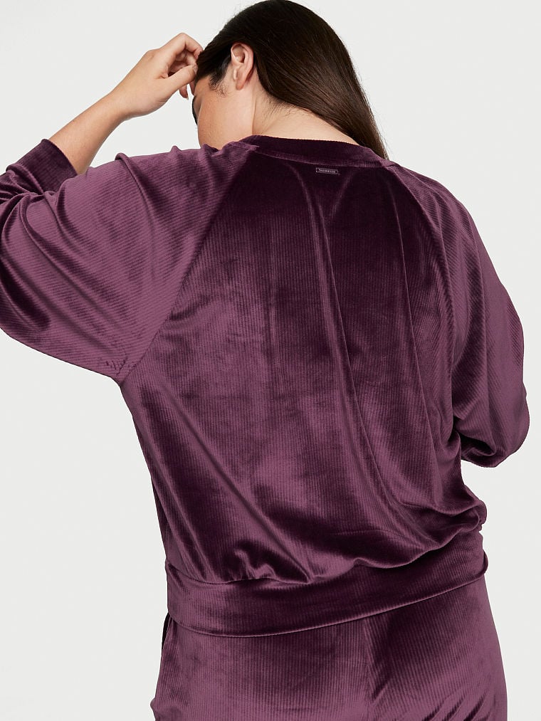 Playera-de-Cuello-Redondo-de-Terciopelo-Acanalado-Victorias-Secret-11230645-21P9