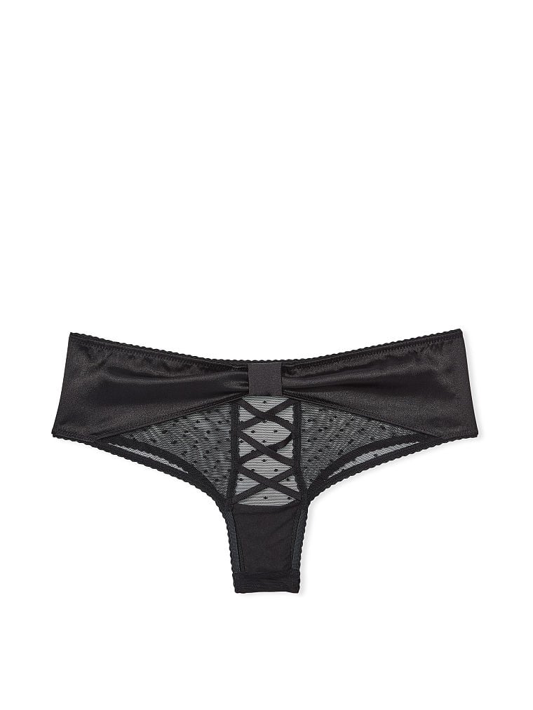 Panty Cheeky LaceUp con Espalda Abierta y Moño Cheekies Victoria's