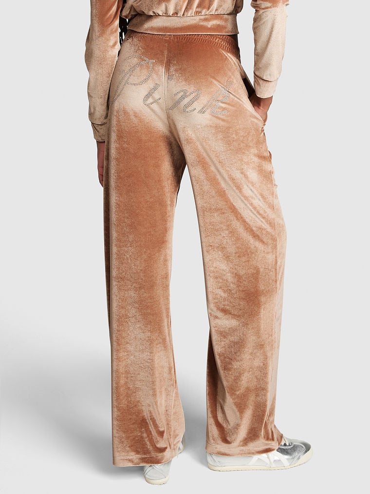 Pantalones-acampanados-con-logotipo-Velour-Shine-11233547-60PI