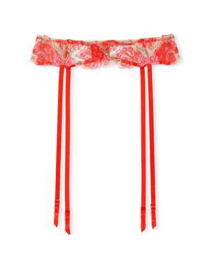 Liguero con Bordado Floral