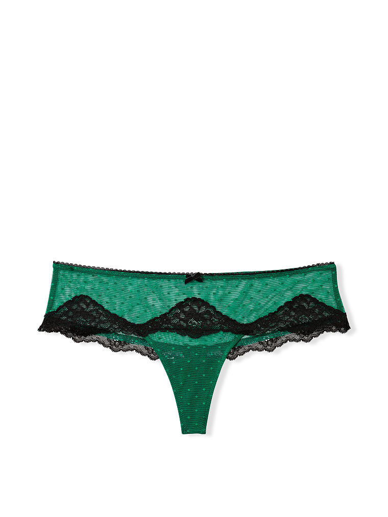 Panty-Tanga-Hipster-de-Malla-con-Lunares-y-Ribete-de-Encaje-Victorias-Secret-11229132-46K8