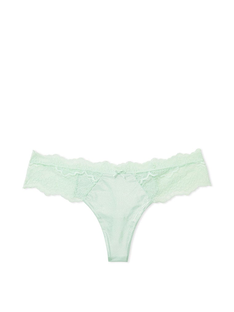 Panty-Tanga-Suave-y-Brillante-con-Ribete-de-Encaje-Victorias-Secret-11229138-5P12