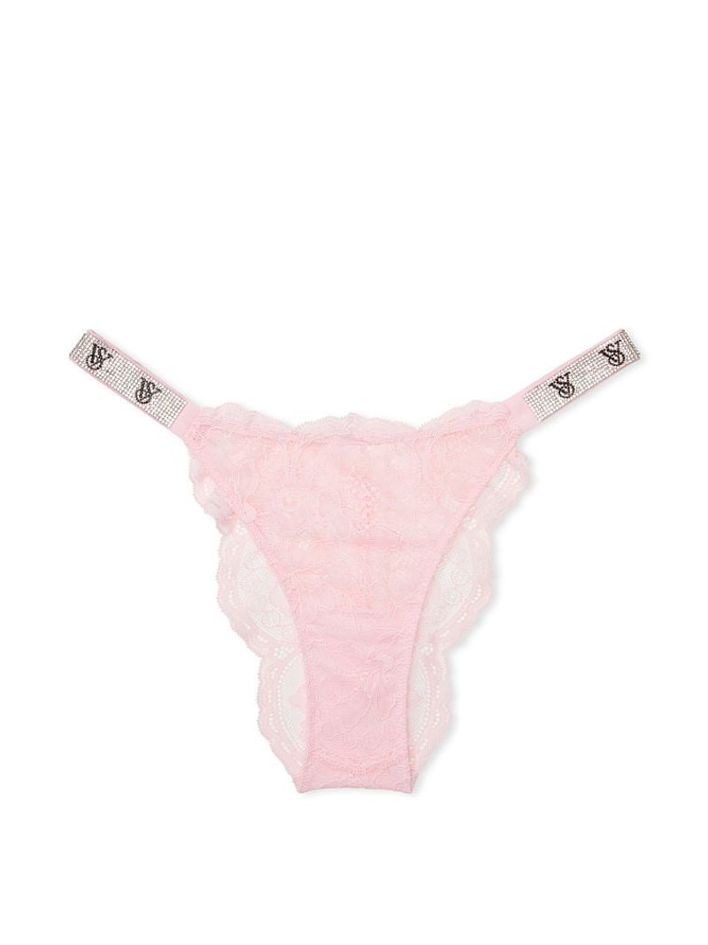 Panty Brazilian de Encaje Shine Strap