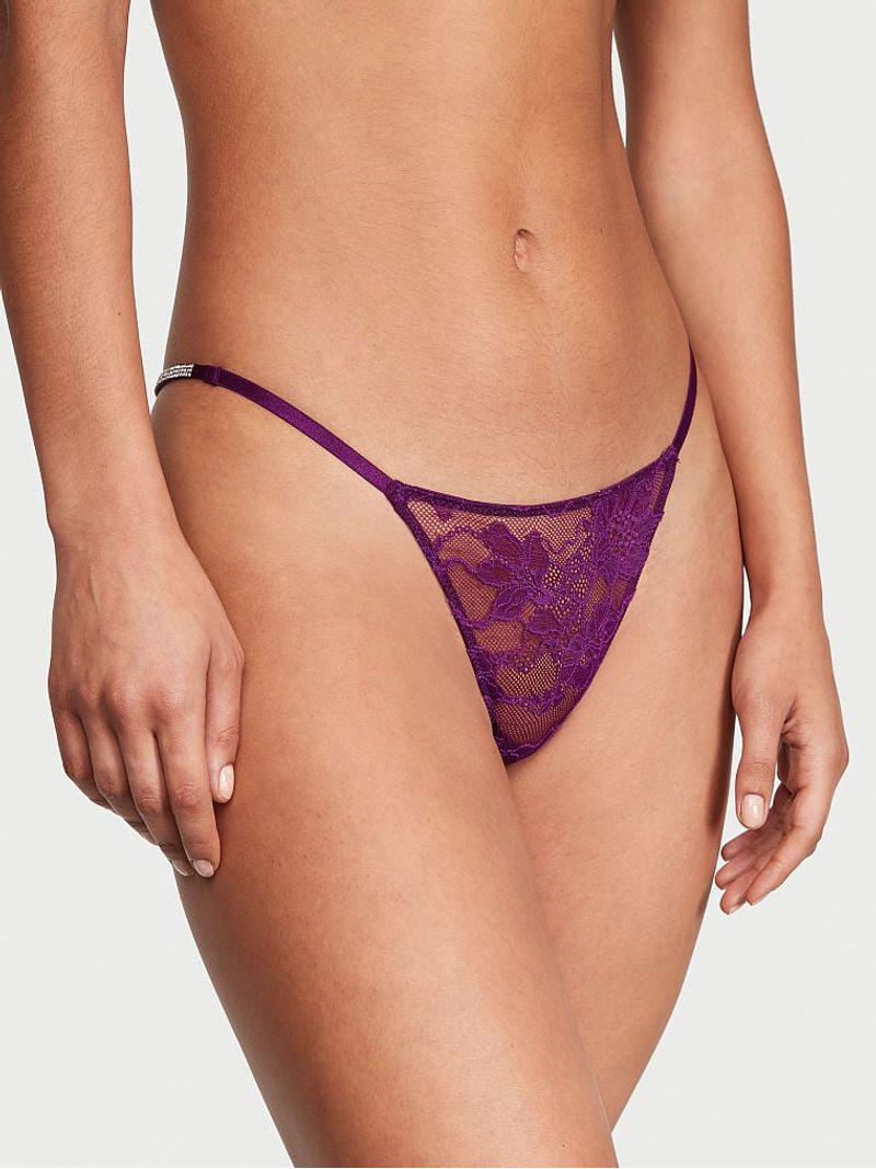 Bikini Encaje Shine Strap Victorias Secret Morado