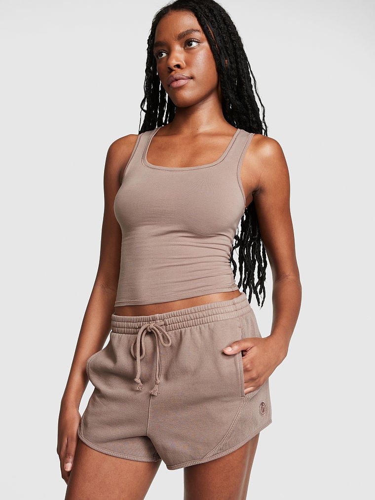 Shorts-con-Dobladillo-Curvo-de-Polar-Premium-PINK-11233545-5O5G