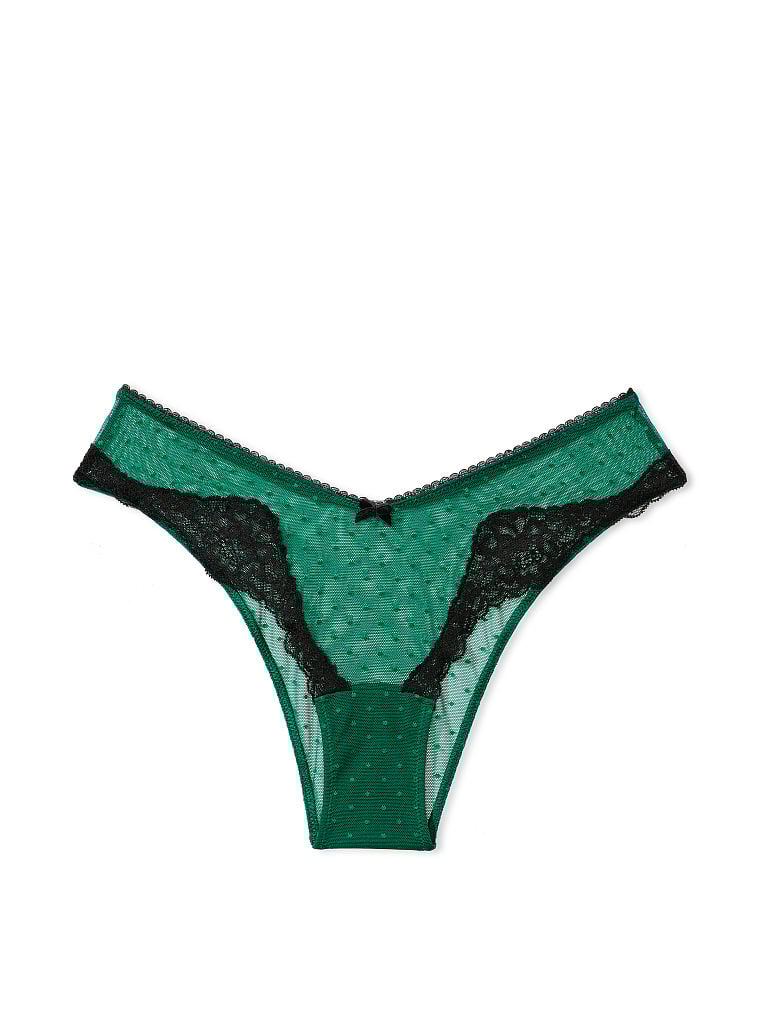 Panty-Brazilian-de-Malla-con-Lunares-y-Ribete-de-Encaje-Victorias-Secret-11232641-46K8