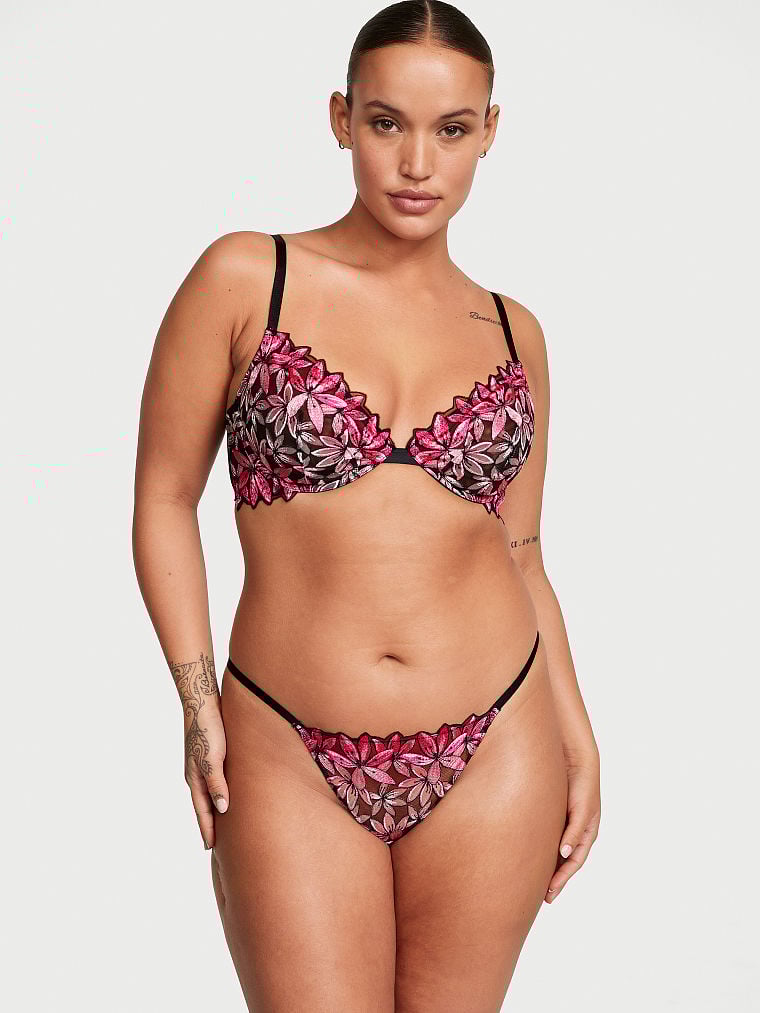 Bra-Demi-Escotado-con-Bordado-Floral-Ziggy​​​​​​​-Glam-Victorias-Secret-11239126-4TZM