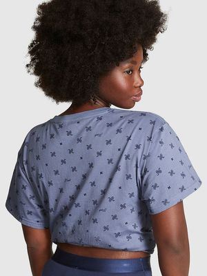 Playera Oversized de Manga Corta Campus