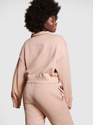 Sudadera Tipo Polo de Polar Ivy