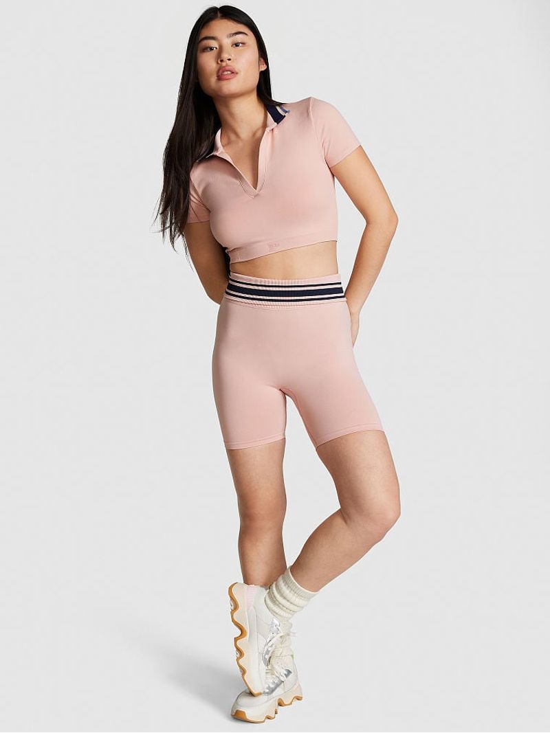 Pink brand hot sale biker shorts