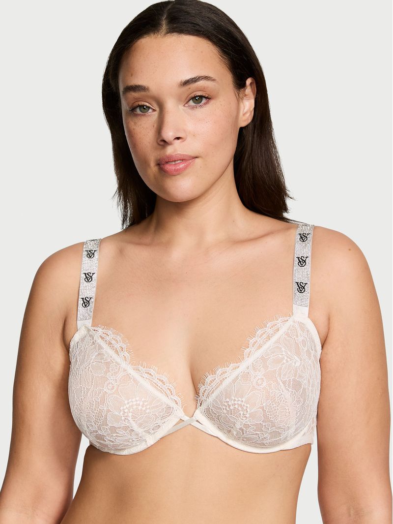 Bra-Demi-de-Encaje-con-Escote-Profundo-y-Tirantes-Brillantes-Sin-Forro-Victorias-Secret-11236390-34Y5