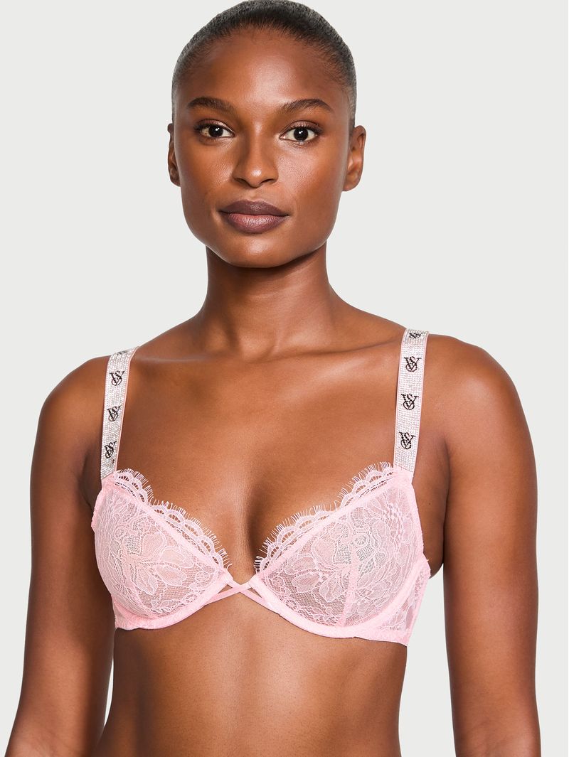 Bra-Demi-de-Encaje-con-Escote-Profundo-y-Tirantes-Brillantes-Sin-Forro-Victorias-Secret-11236390-3MQ4