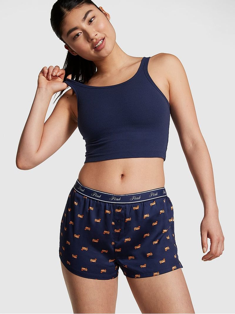 Shorts de Pijama Estilo Boxer TENCEL