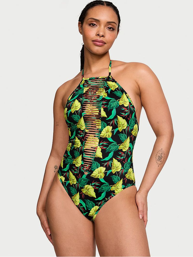 Traje de baño cuello alto hotsell