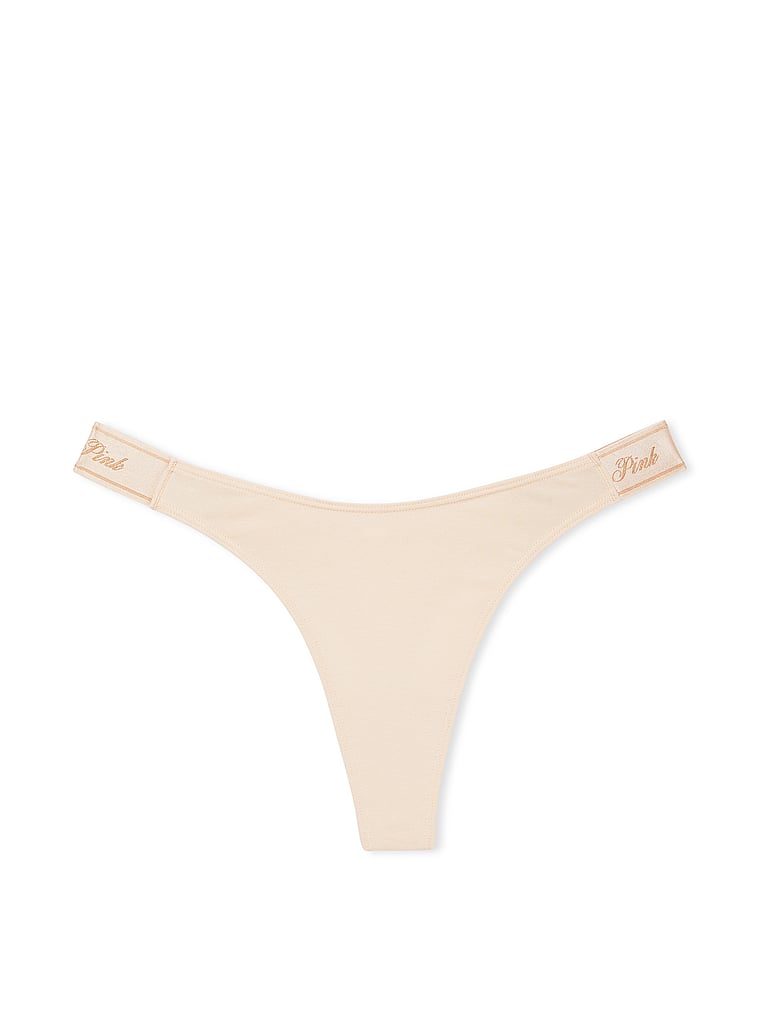 Panty-Tanga-con-Pierna-Alta-de-Algodon-con-Logo-PINK-11245839-39H6