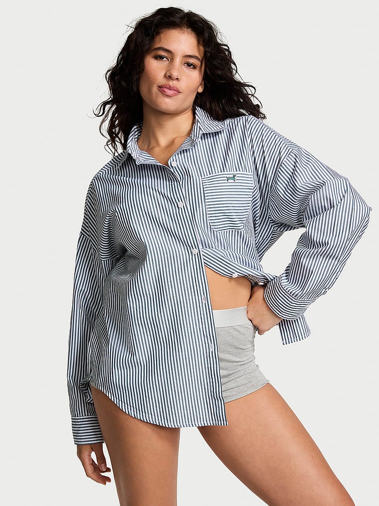 Camisa-Oversized-para-Dormir-de-Popelina-de-Algodon-PINK-11249936-6CI2