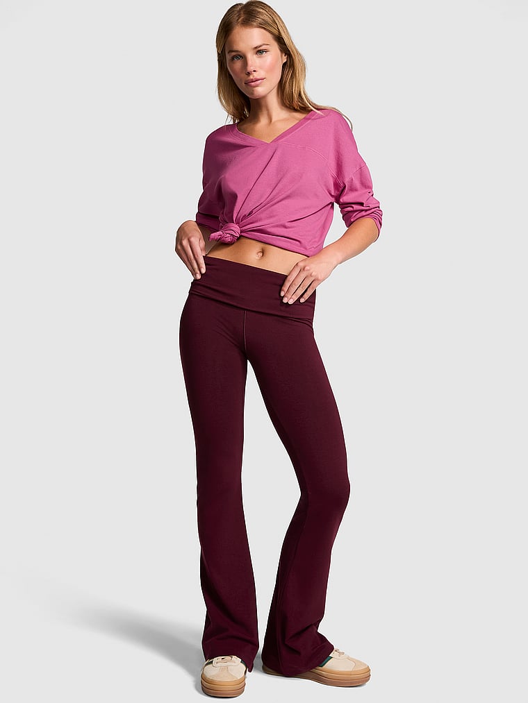 Leggings-Acampanados-con-Cintura-Plegable-de-Algodon-All-Day-PINK-11250536-6AB8