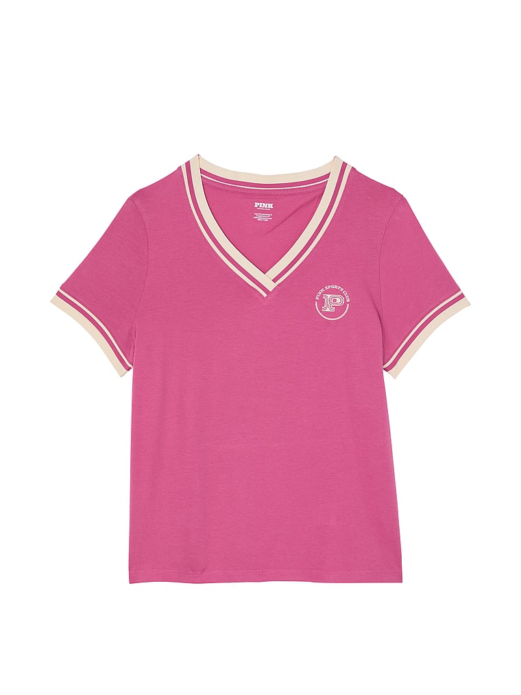 Playera-de-Algodon-con-Cuello-en-V-Dreamer-PINK-11252602-6AD8