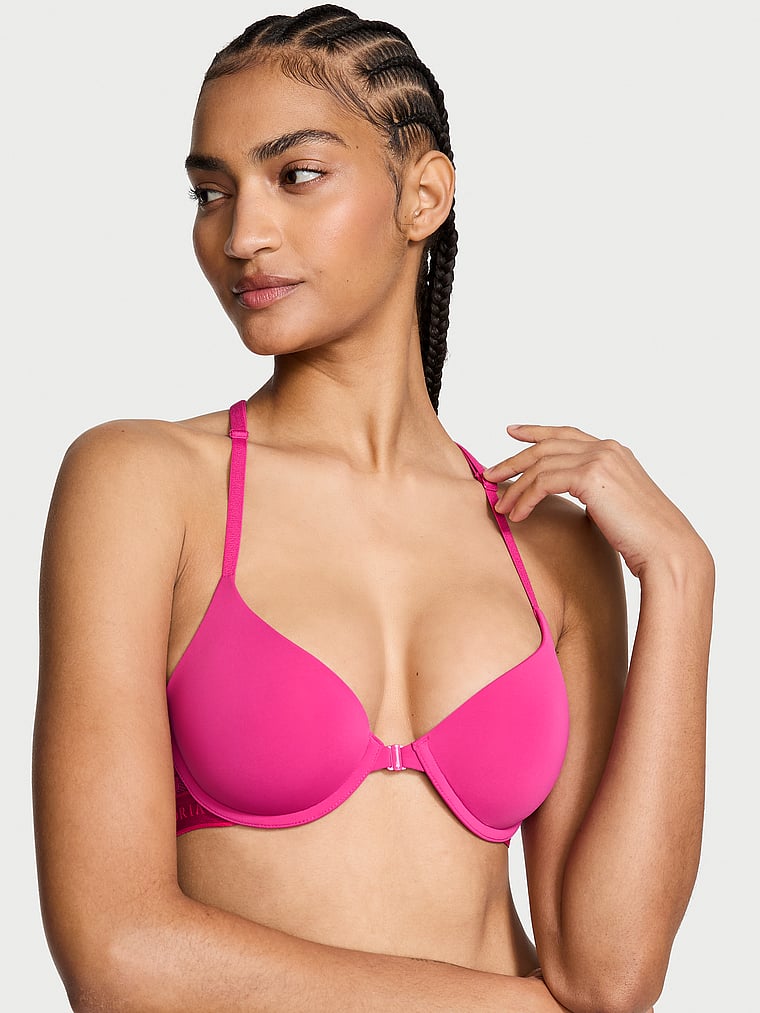 Bra-Demi-Ligeramente-Forrado-con-Cierre-Frontal-y-Ribete-de-Encaje-Victorias-Secret-11249980-82S5