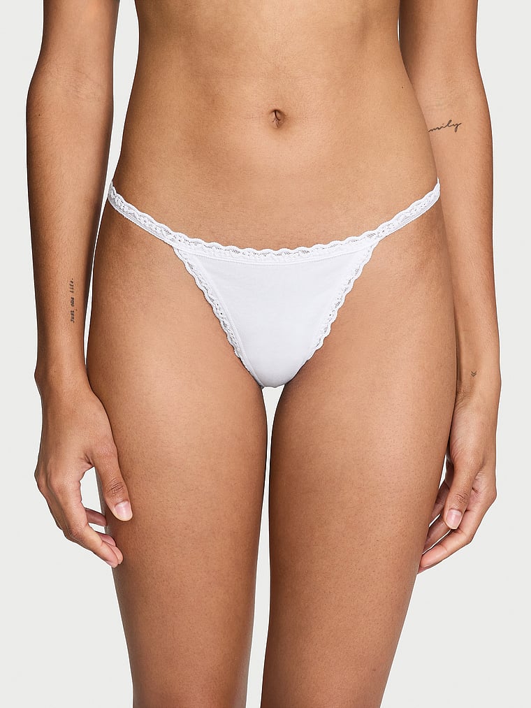 Panty-V-String-de-Algodon-con-Ribete-de-Encaje-Victorias-Secret-11249625-95D1