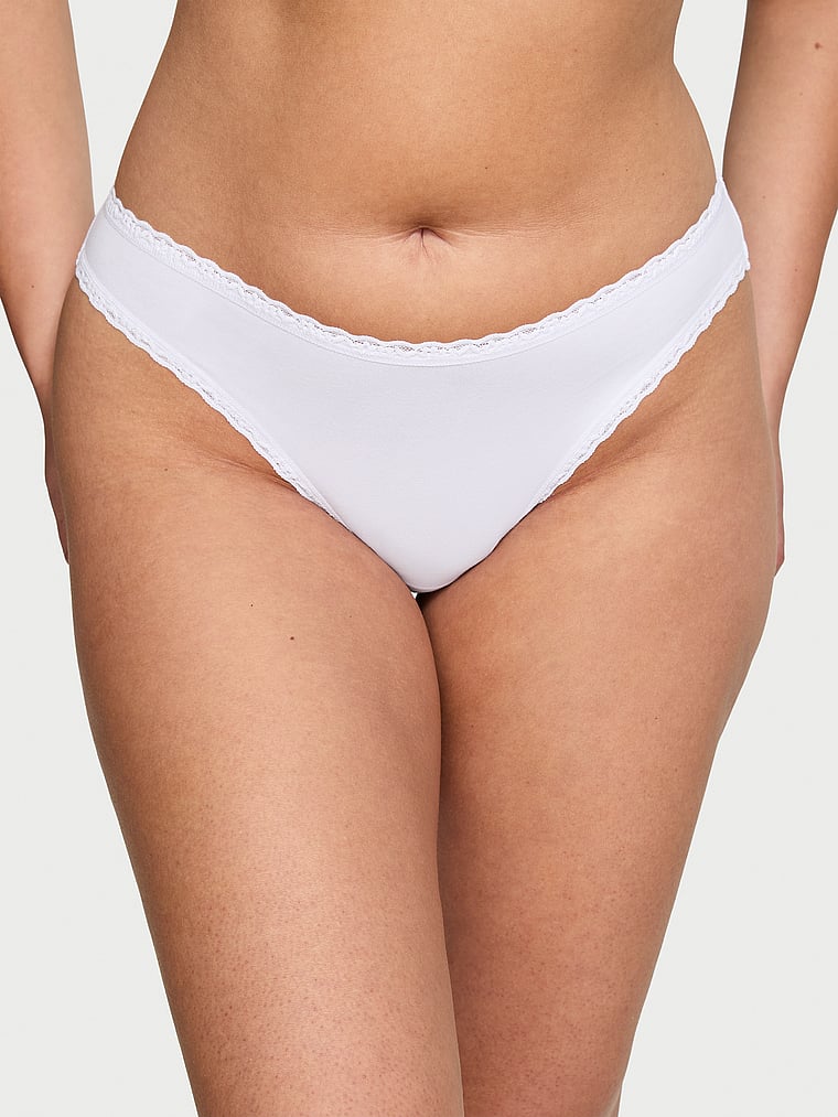 Panty-Bikini-de-Algodon-con-Ribete-de-Encaje-Victorias-Secret-11249624-95D1