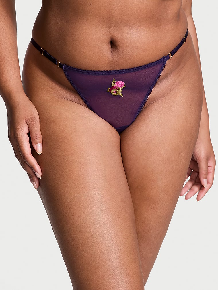 Panty-V-String-de-Malla-con-Tiras-Ajustables-Victorias-Secret-11250964-6F2M