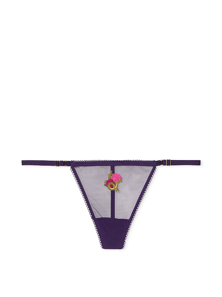 Panty-V-String-de-Malla-con-Tiras-Ajustables-Victorias-Secret-11250964-6F2M