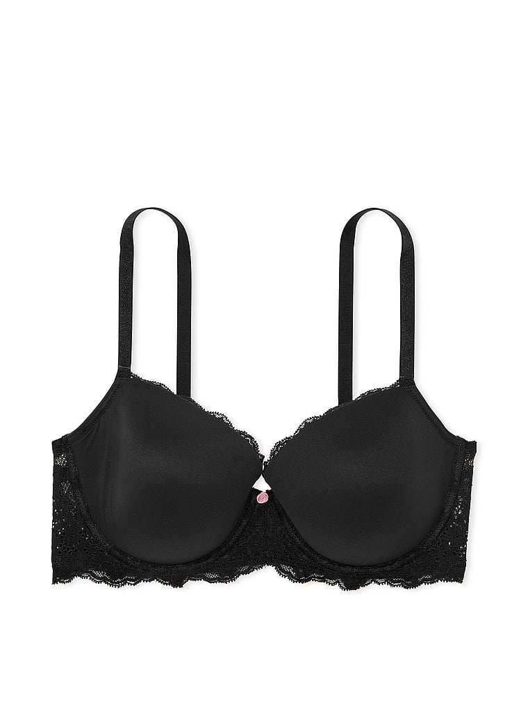 Bra-Demi-con-Cobertura-Clasica-Ligeramente-Forrado-de-Encaje-Liso-Victorias-Secret-11254904-54A2