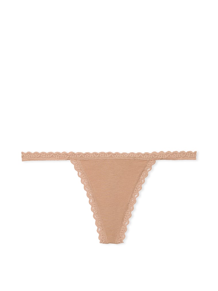 Panty-V-String-de-Algodon-con-Ribete-de-Encaje-Victorias-Secret-11249625-65H8