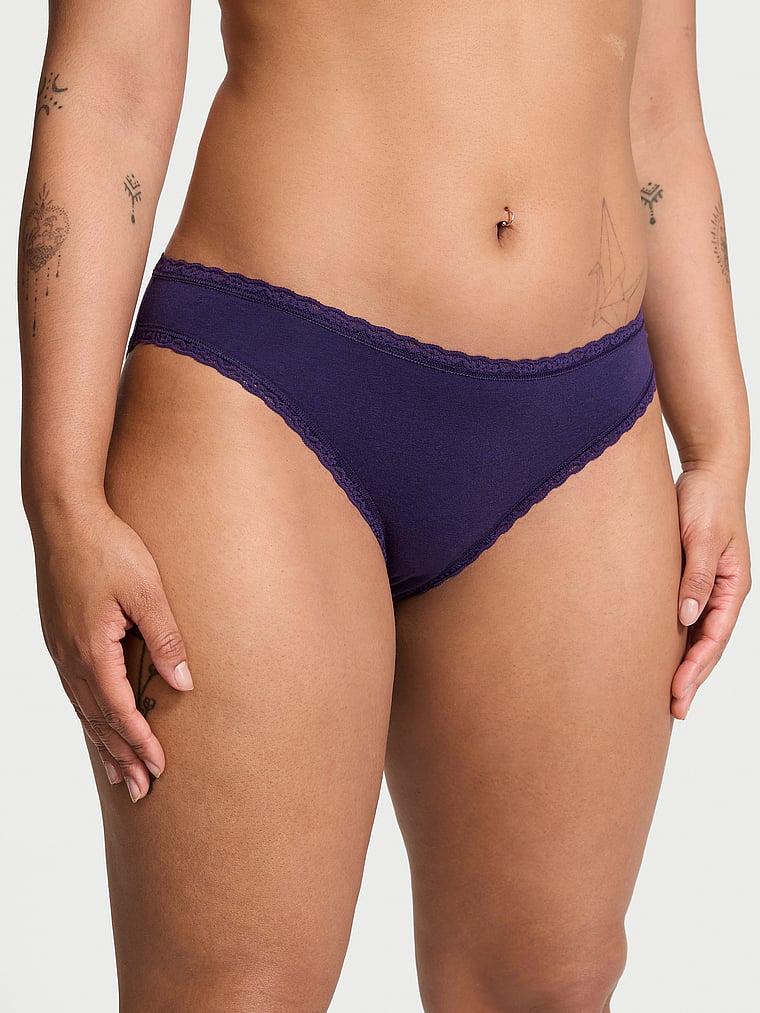 Panty-Bikini-de-Algodon-con-Ribete-de-Encaje-Victorias-Secret-11249624-16P9