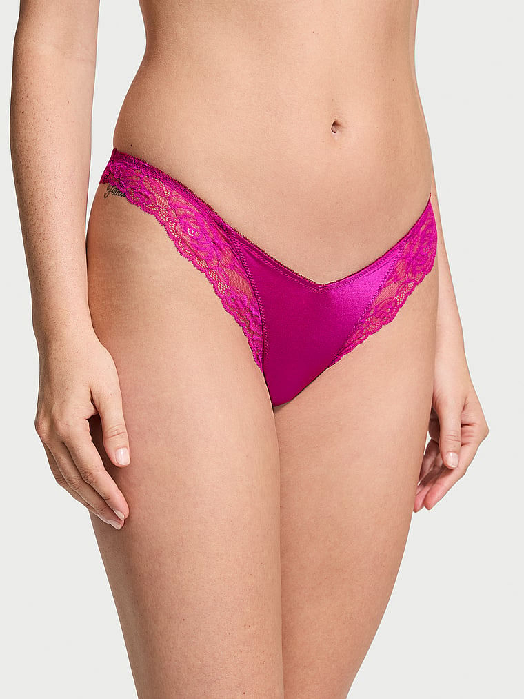 Panty-Tanga-con-Pierna-Alta-y-Ribete-de-Encaje-de-Rosas-Victorias-Secret-11253201-06T2